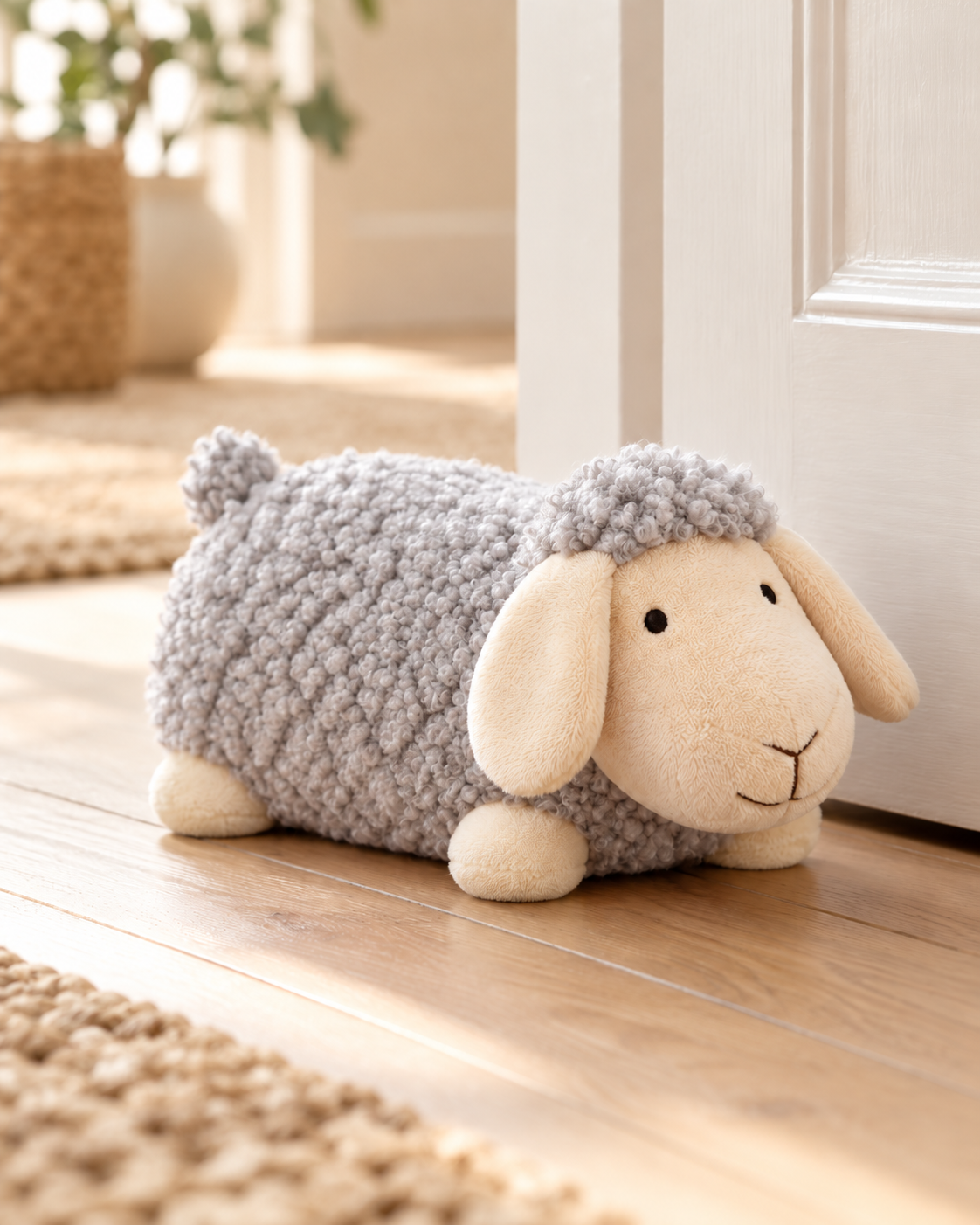 Fluffy Sheep Doorstop