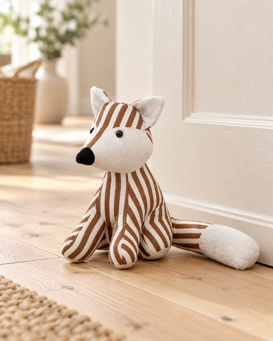 Striped Fox Doorstop