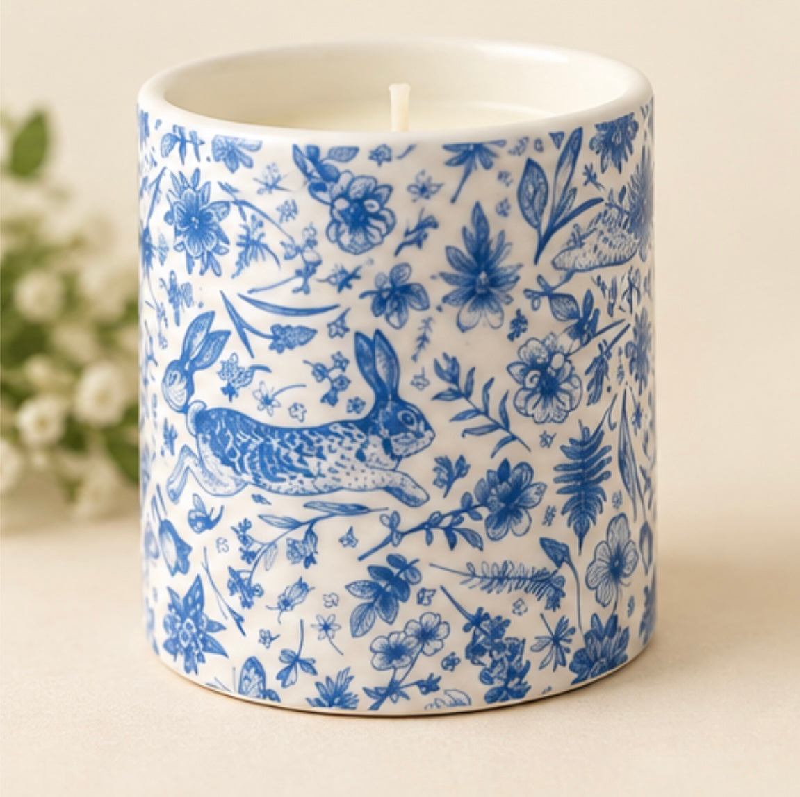 Blue Hare Scented Candle