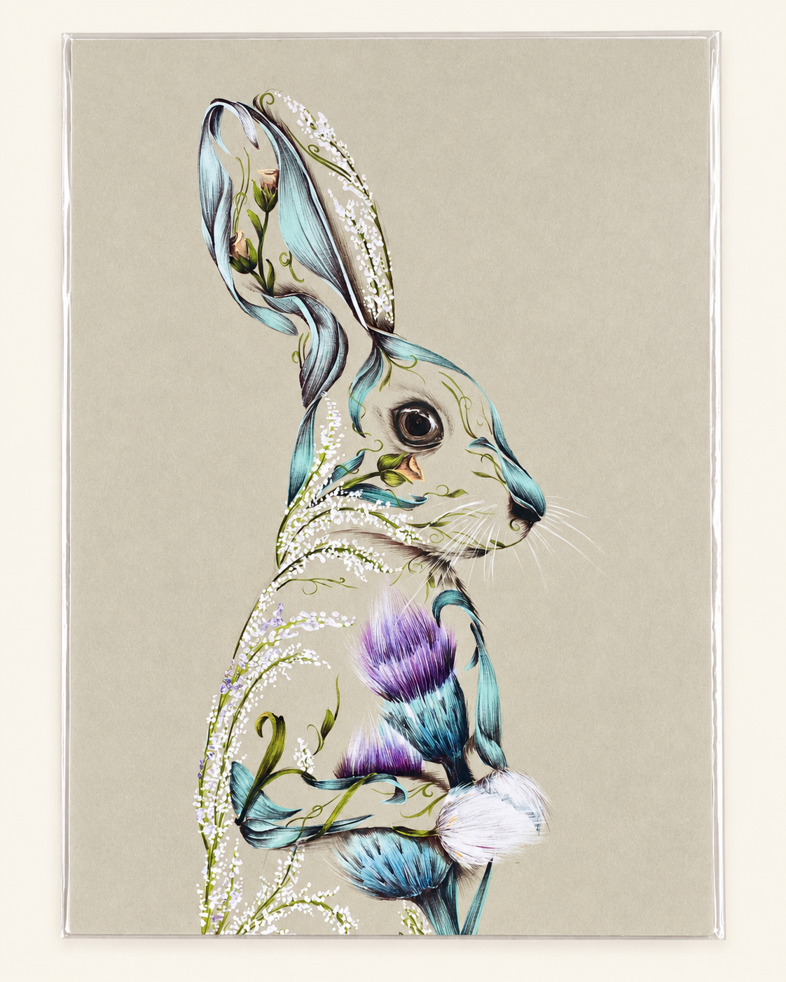 Hare - Large Countryside Art Print